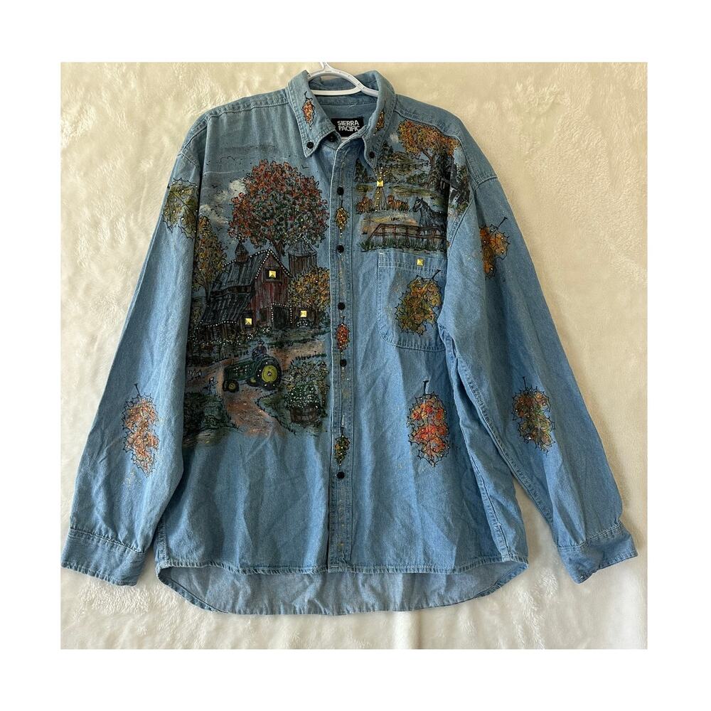 Sierra Pacific Painted Farm Tractor Fall Top XL Autumn Horse
